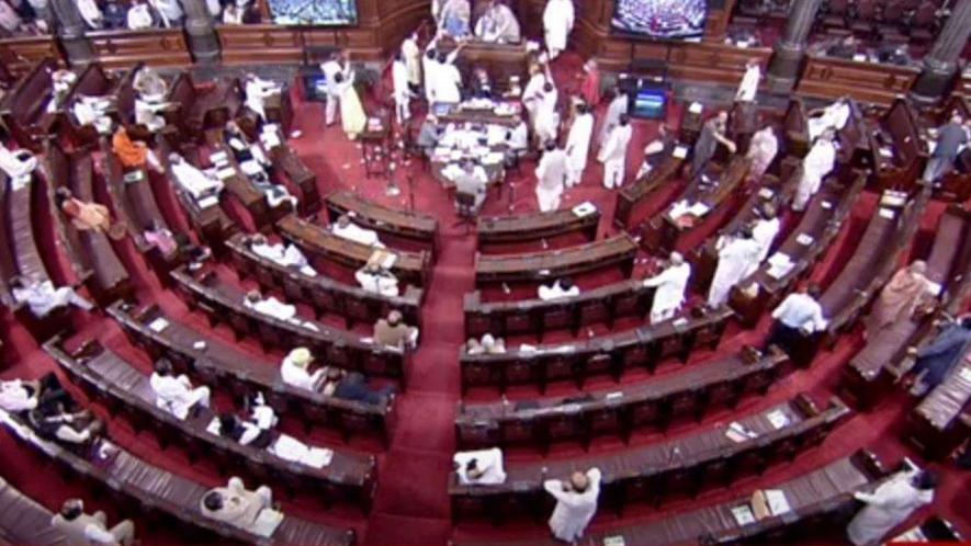Farm Bills Uproar: 8 MPs Suspended, Rajya Sabha Adjourned Amid Opposition Protests