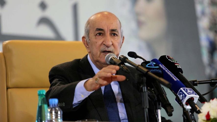 Tebboune did not give a date for legislative elections. Credit : Middle East Eye