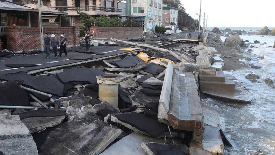 Powerful Typhoon Haishen Lashes South Korea, Damages Homes, Buildings