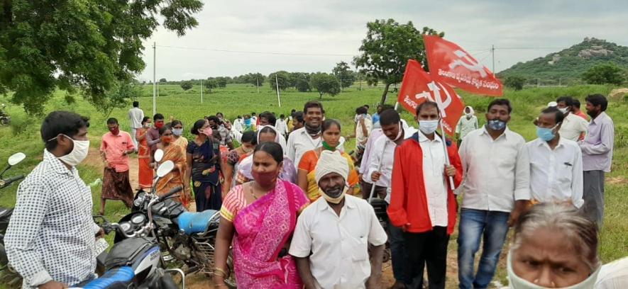 Telangana: Nalgonda Farmers Oppose Assigned Lands Acquisition