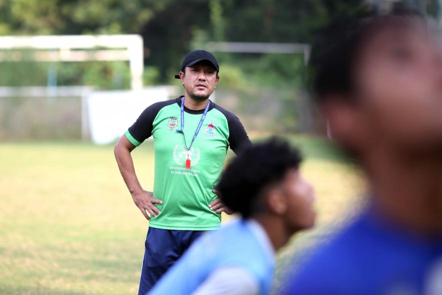 Sudeva FC coach Chencho Dorji
