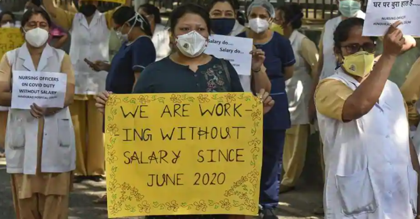 Unpaid Doctors, Nurses at Delhi’s Hindu Rao Hospital Threaten Strike from Sunday