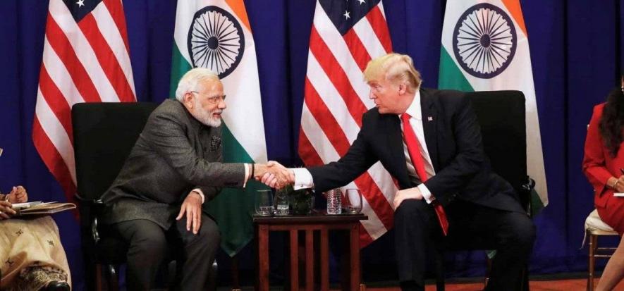 Prime Minister Modi (L) invested presuming eight years of US President Trump (R) in the White House but expectations fall short. (File photo)