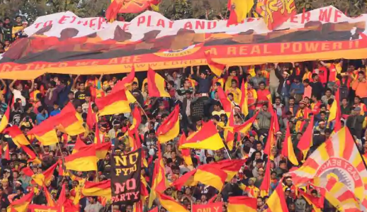 SC East Bengal partisan fans