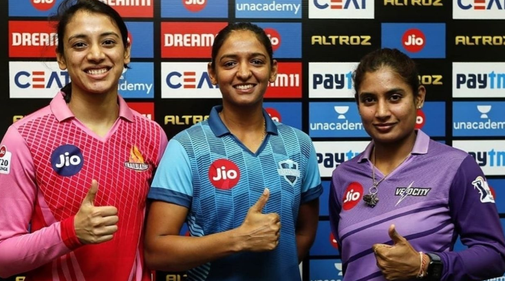 Smriti Mandhana, Harmanpreet Kaur and Mithali Raj, the skippers of the three teams in the IPL Women's T20 Challenge