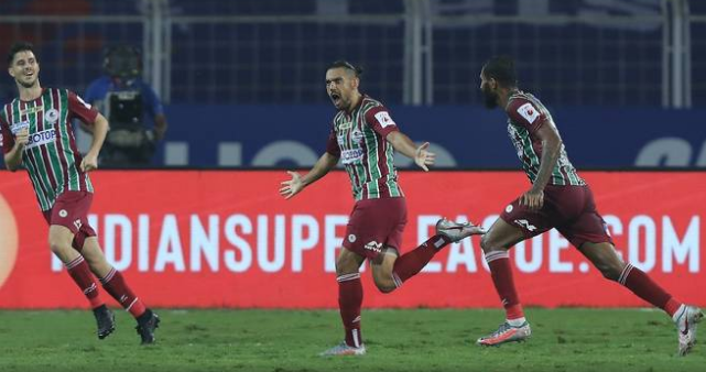 David Williams of ATK Mohun Bagan team in the ISL