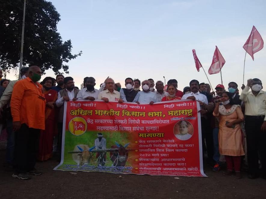 Maharashtra farmers march to delhi.