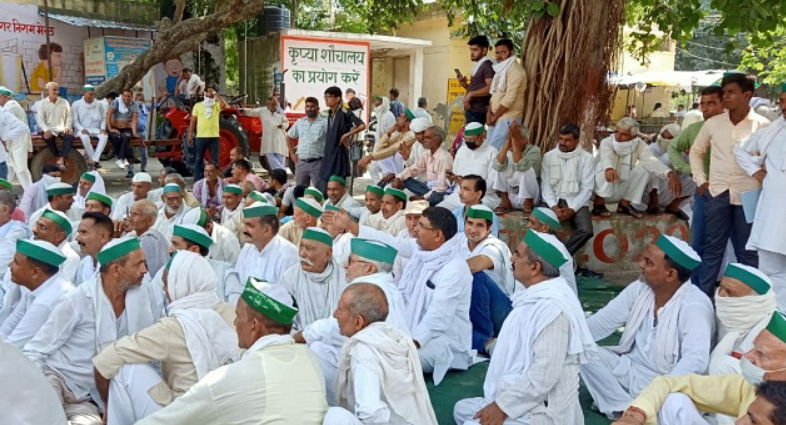 UP Farmers Protest.