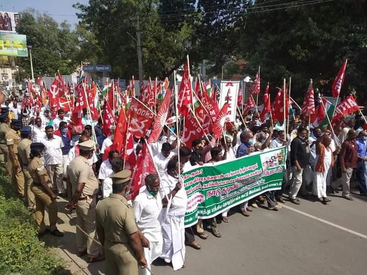Trade Unionists Still Hold Tractor Parade