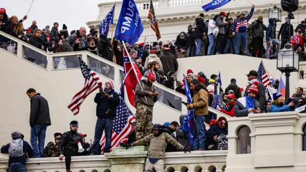 Rioters stormed US Capitol, Washington, Jan. 6, 2021