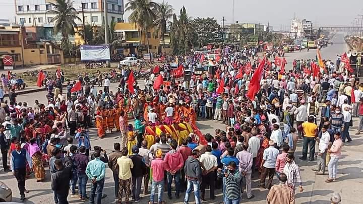 farmers protest west bengal.