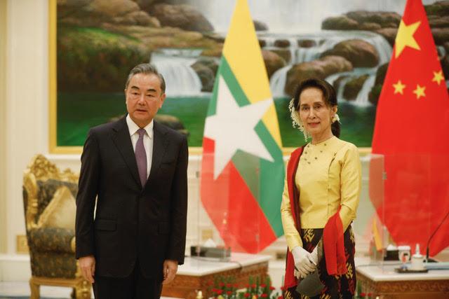 Chinese State Councilor & Foreign Minister Wang Yi met Myanmar’s State Counsellor & Foreign Minister Aung San Suu Kyi, Naypyitaw, Jan. 11, 2021