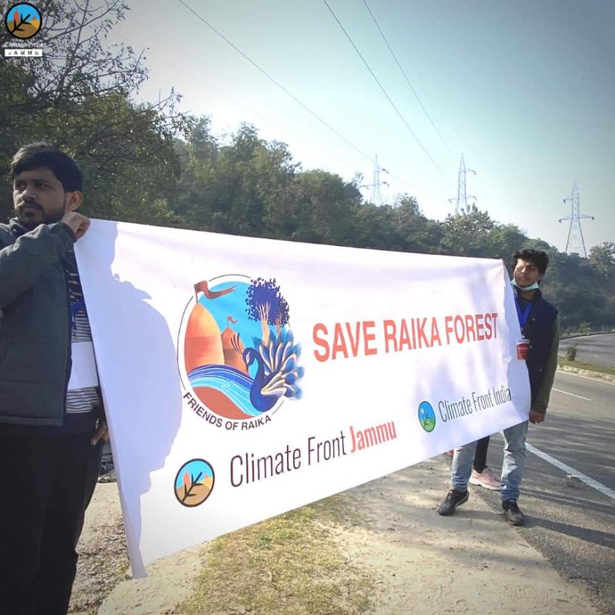 Jammu: Climate Front Activists Hug Trees in Raika Forest to Protest Against High Court Project