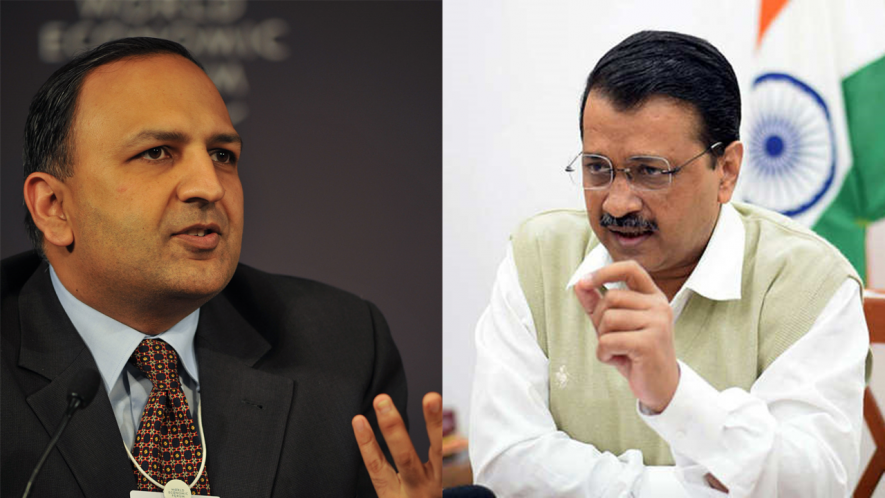 Arvind Kejriwal and Pratap Bhanu Mehta