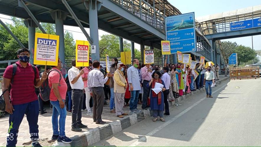 On Strike for Over 2 Weeks, DU Teachers Take Movement Beyond Campuses