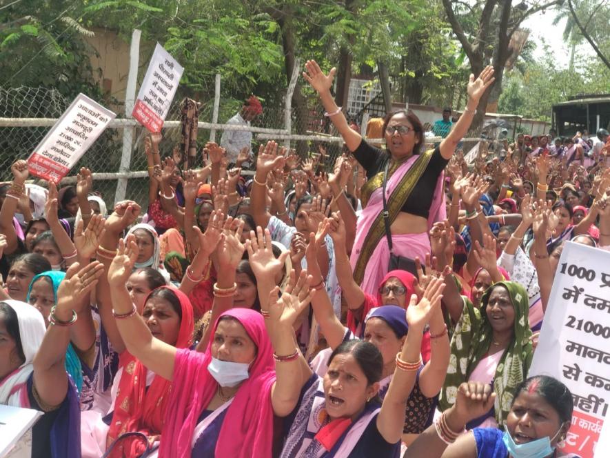ASHA workers protest in Bihar