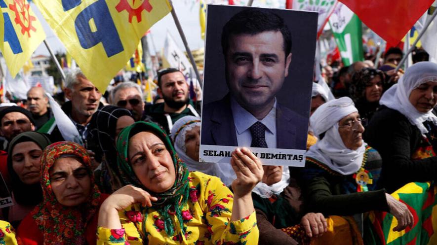 HDP politician Selahattin Demirtaş has been sentenced to three and a half years in prison for “insulting the president”. Photo: ANF