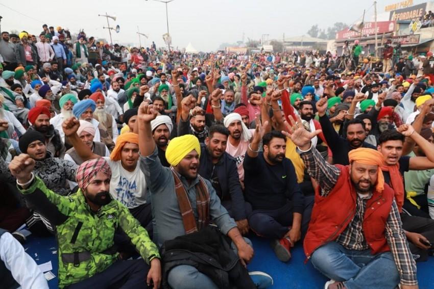 Farmers Protest During Function Organised by JJP in Haryana's Kurukshetra