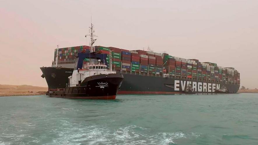 Suez Canal Remains Blocked by Stuck Vessel, Global Shipment Hit for 5th Day