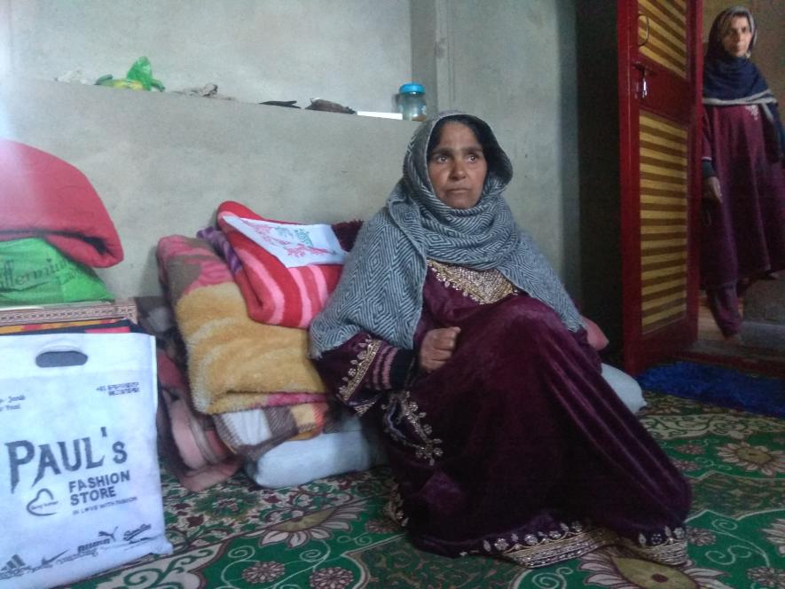 Jawahira Bano at her home in Frisal village of Kulgam. 