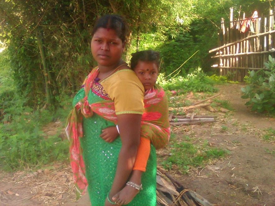 Bhuwaneshwari with her daughter