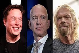 Bezos and Musk space race
