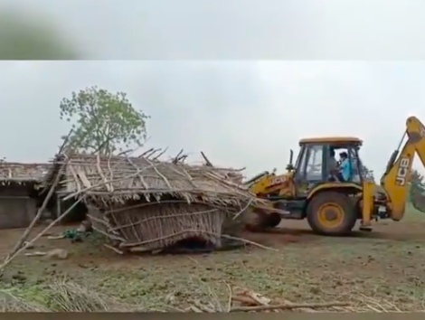 MP: Barela Tribals Rendered Homeless as Forest Department ‘Attacks’ Fields and Homes 