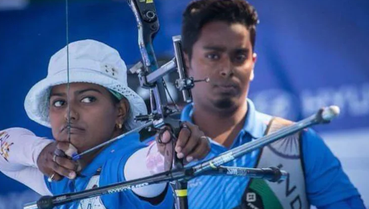 Archers Deepika Kumari and Atanu Das