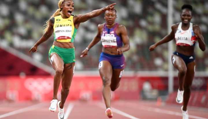 elaine thompson herah tokyo Olympics