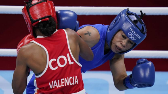 Mary Kom vs Ingrit Valencia at Tokyo Olympics