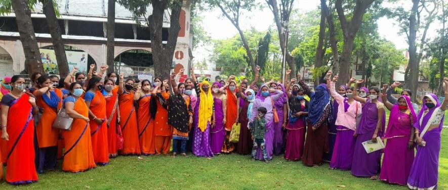 Demonstration of ASHA workers in Ratlam, MP.