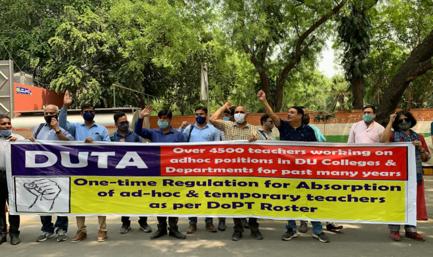 DU Teachers Counter Centre’s ‘Misleading’ Data on Ad-hoc Postings in Central Varsities