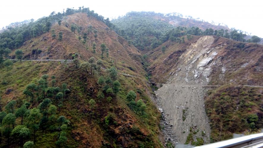 Landslide in Himachal Pradesh