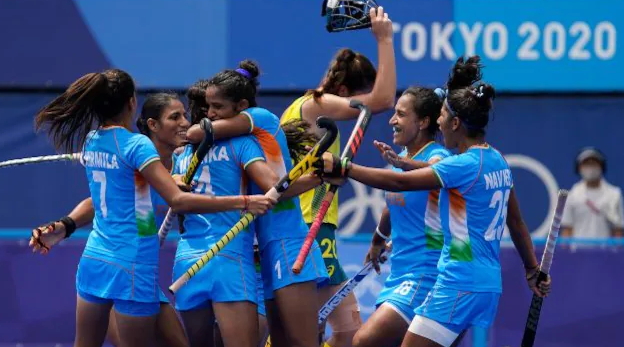 Indian women's hockey team at Tokyo Olympics