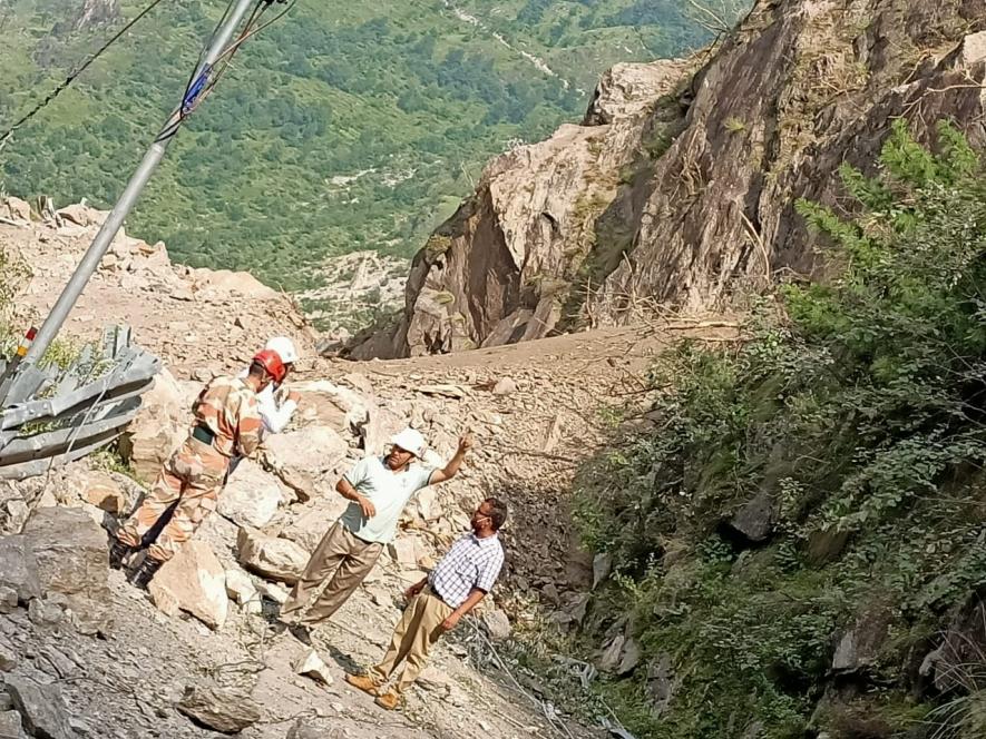 Landslide in Himachal Pradesh