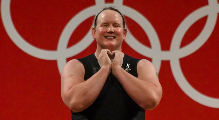 Transgender weightlifter Laurel Hubbard at Tokyo Olympics