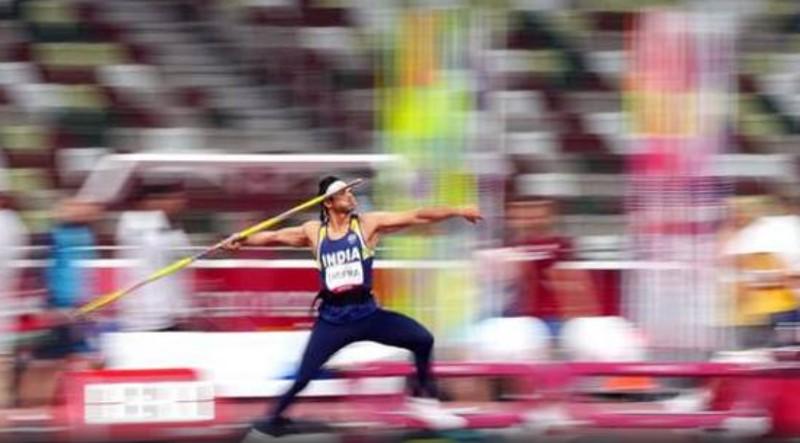 Neeraj Chopra en route javelin gold medal at Tokyo Olympics