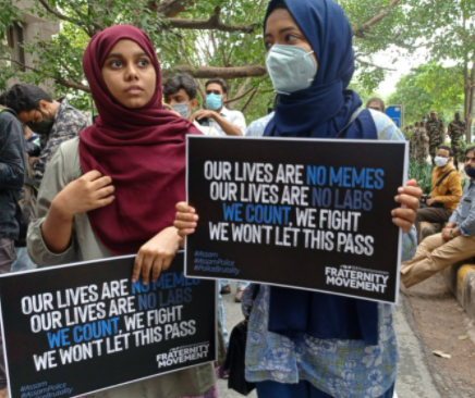 Protesters at Delhi’s Assam Bhawan Demand Probe into Darrang Violence, Arrest of Cops
