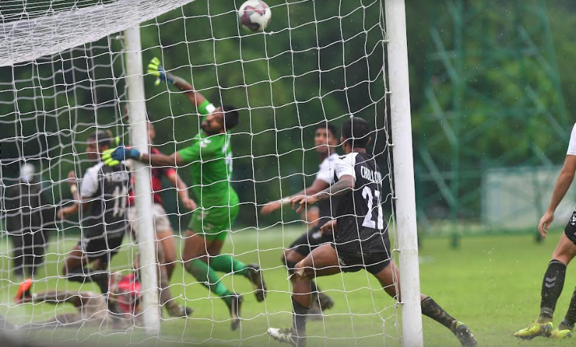 Thokchom James Singh FC Bengaluru United scores against Mohammedan SC in Durand Cup