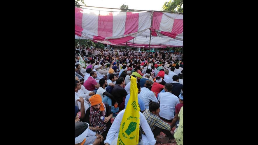 Farmers sit-in in Karnal, Haryana