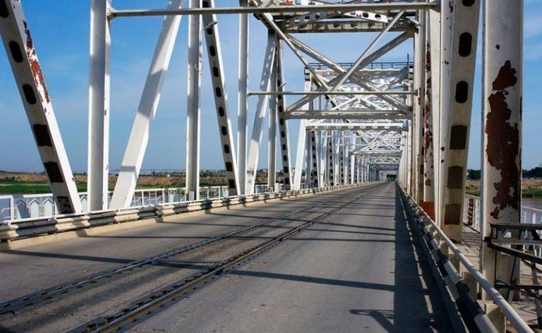 Friendship Bridge from Uzbekistan to Afghanistan 