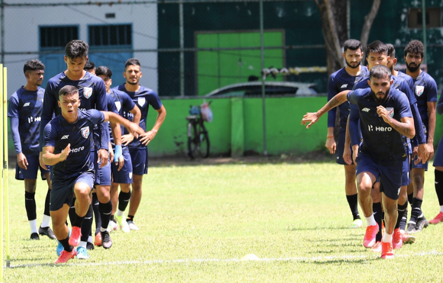 Indian football team trains in Male ahead of SAFF Championship opener