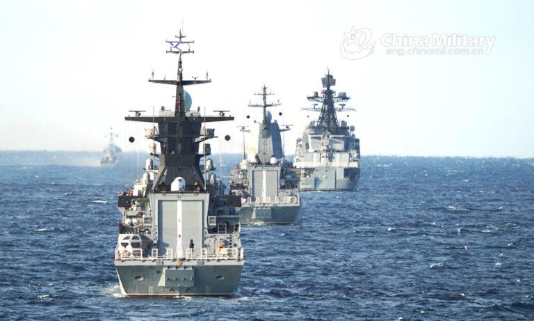 China-Russia naval exercise Joint Sea-2021 kicked off in Russia’s Peter the Great Bay on October 14 focusing on mine countermeasures, air defence, live-fire shooting, maneuvering & anti-submarine mission