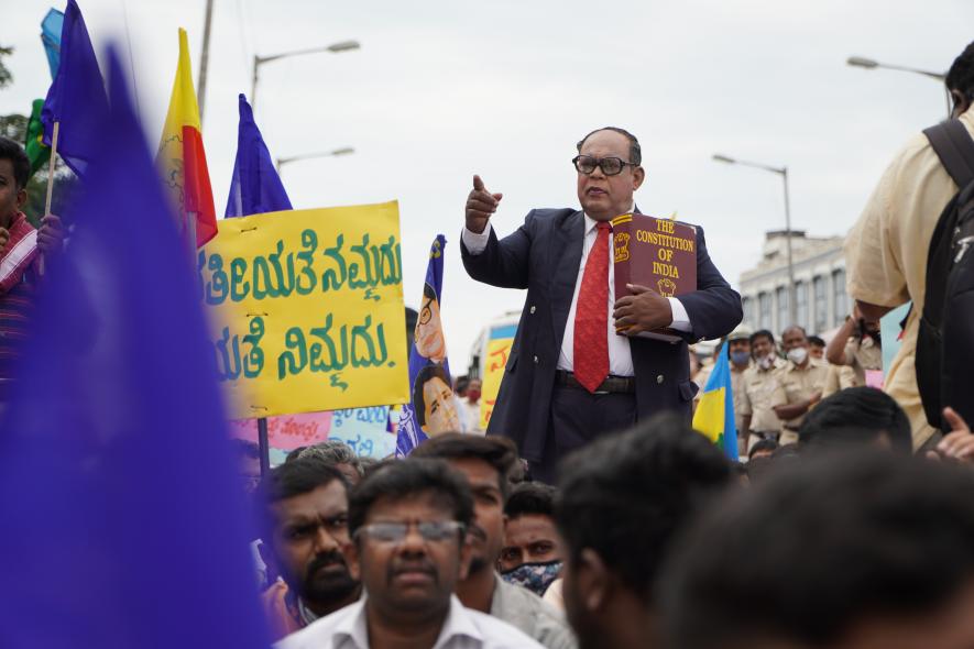 Thousands of People, including Ambedkarites, Observe Constitution Day in Karnataka