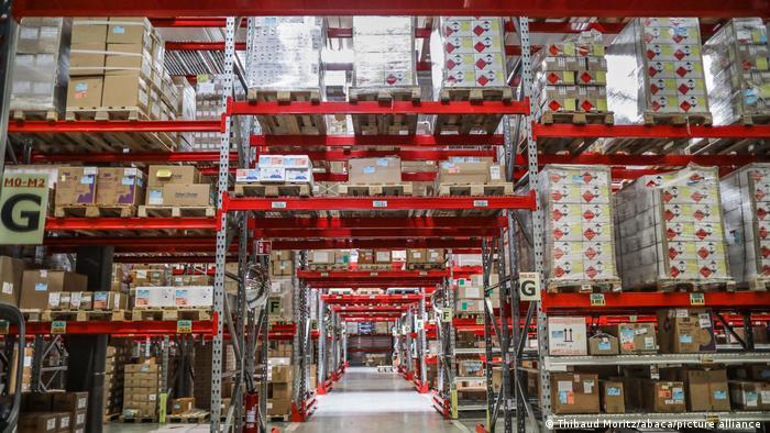 The Doctors Without Borders warehouse in Merignac, France is one of the largest humanitarian aid hubs worldwide