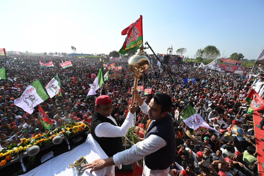 Farmers Movement, TET Paper Leak, Lakhimpur Incident Raised In Akhilesh-Jayant’s First Joint Rally in Meerut