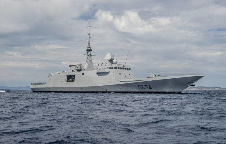French French frigate Auvergne entered the Black Sea earlier this week, equipped with Exocet MM40 Block 3 missile system and cruise missiles with a striking range of up to 1,000 km. (File photo)