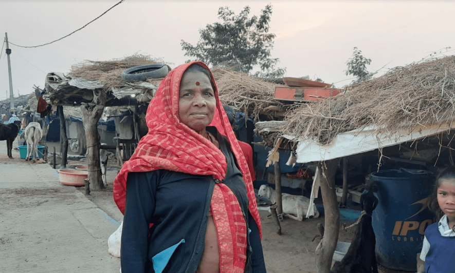 Salita Uikey has been living in Fokatpura for 43 years. Photo: Sejal Patel