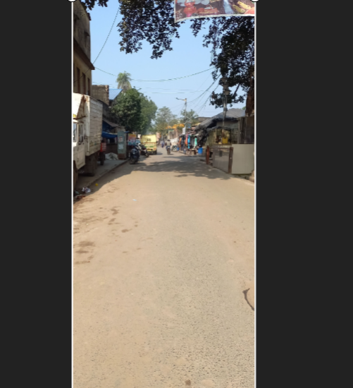A road near the redlight area in Kolkata's Kidderpore area.