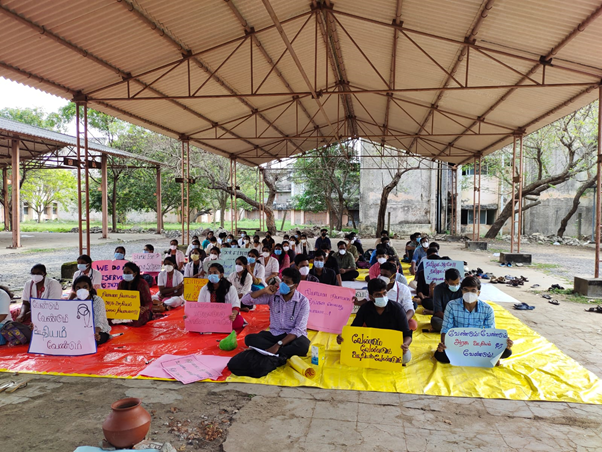 TN: Strike of Cuddalore Govt Medical College Interns Demanding Stipends Enters Sixth Day